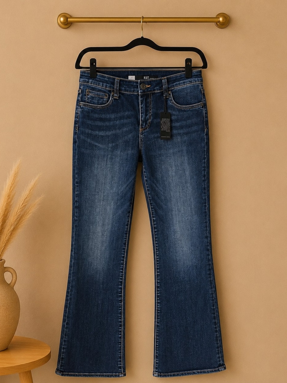 Kut from the Kloth Dark Blue Flare Jeans